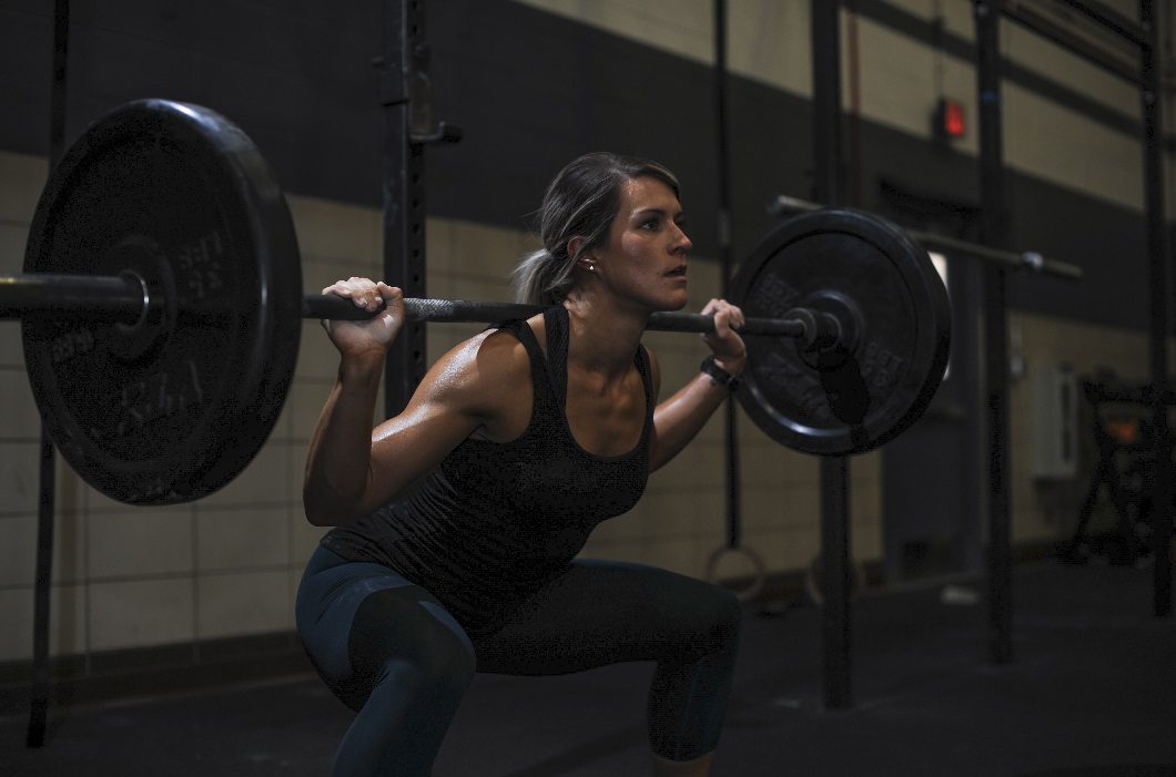 Squats and leg routines for skiers